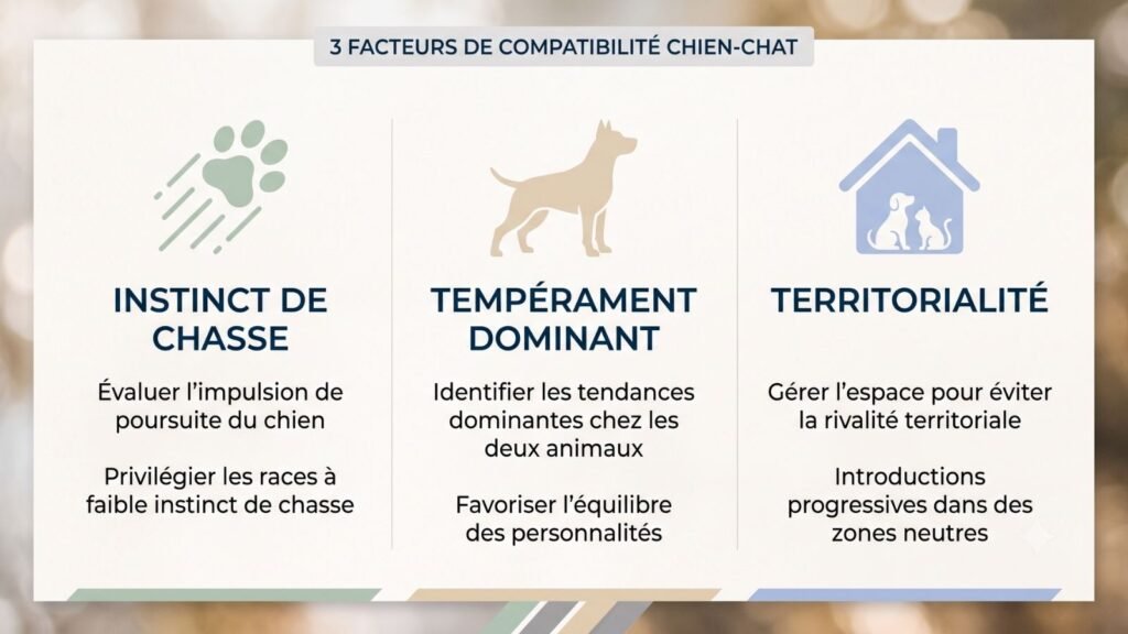 3 facteurs de compatibilité chien-chat