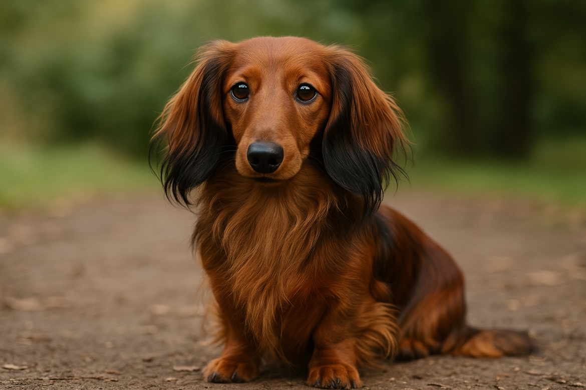 Teckel nain à poil long